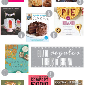 GUIA DE REGALOS: LIBROS DE COCINA