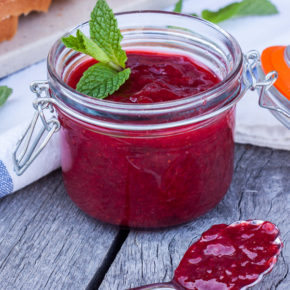 Receta de mermelada de fresa con menta